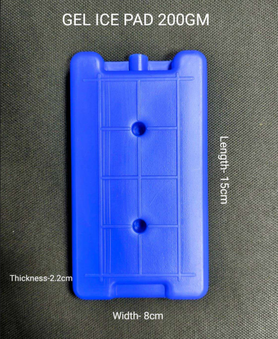 Freeze Pad 200gm – Compact, Ultra-Flexible, Reusable Cooling Pad with Non-Toxic Polymer, PE Pouch, FDA Certified, Fast Freeze, Food Safe, Durable, Moisture Absorbent, Bulk Pack, Ideal for Transport/Medical